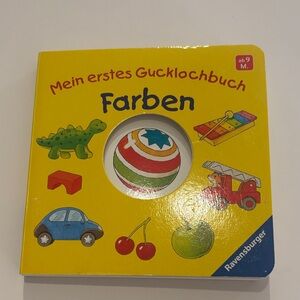 Ravensburger Farben Peekaboo Book - Yellow and Red German